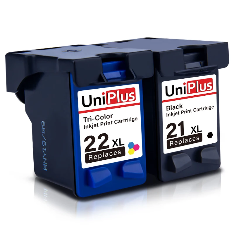 UniPlus 21XL 22XL чернильный картридж Замена для HP 21 22 hp принтер факс 1250 3180 PSC 1401 1402 1403 1406