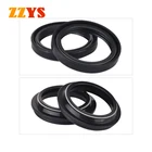 43x55x8 передняя вилка гаситель сальник и 43x55 Пылезащитный чехол для губ Для Suzuki GSXR600 GSXR750 GSXR1000 K5 K9 GSX-R GSXR 600 750 1000