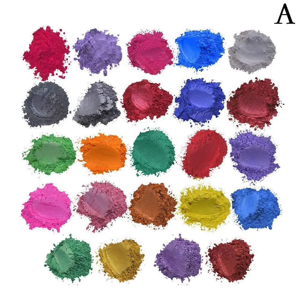 

30 Color Mica Powder Pigment For Nail Glitter Cosmetic Resin Pearlescent Pearl Luster For DIY Soap Making For Slime DIY Crafts