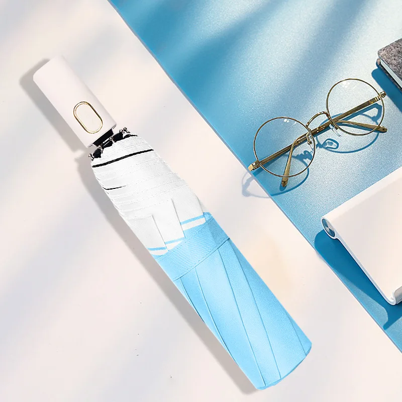 Модный складной зонт от дождя для женщин и мужчин карманный мини-зонтик девушек с