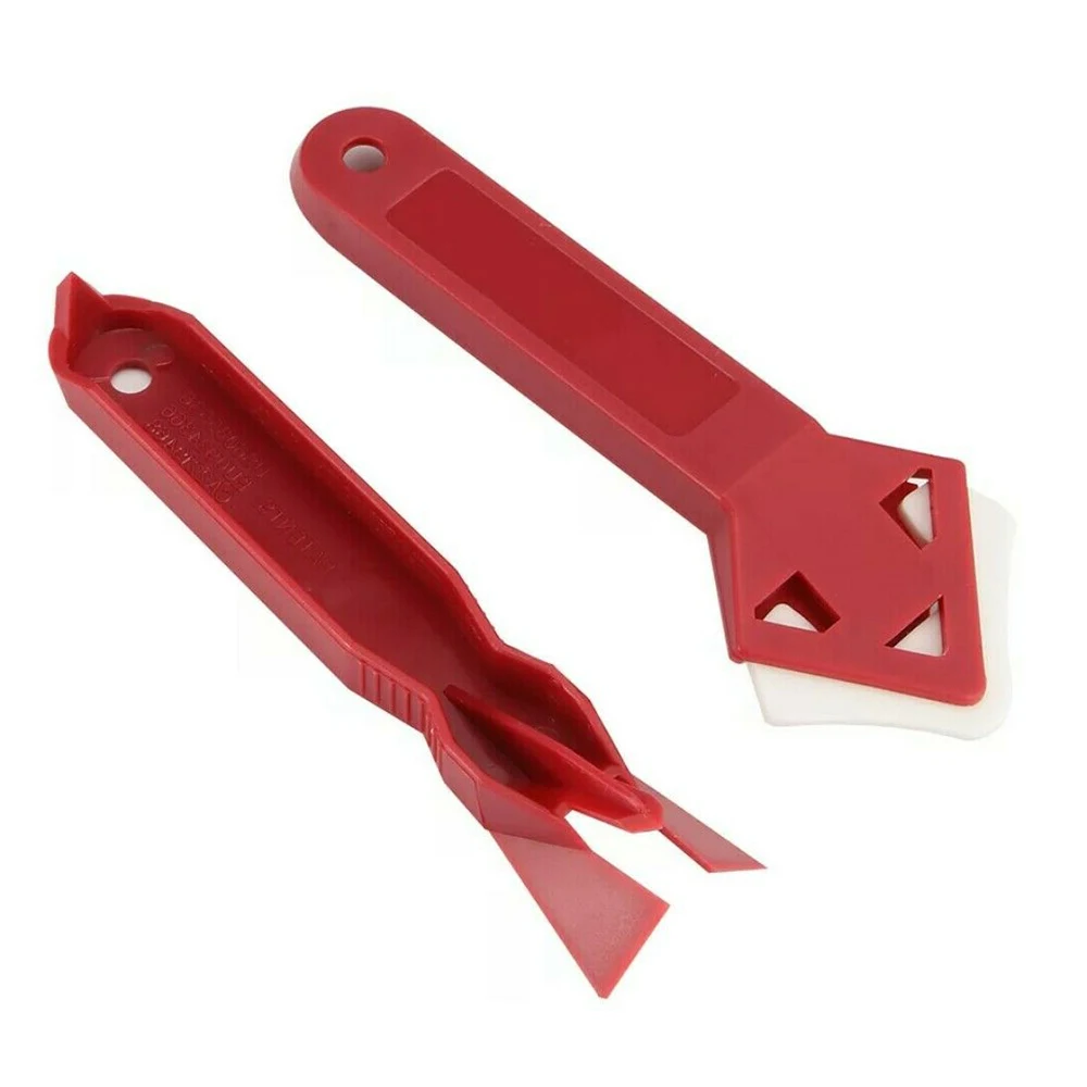

2Pcs/Set Silicone Glass Sealant Remover Tool Negative Angle Scraper Glass Cement Kit for Home Cleaning Accessories