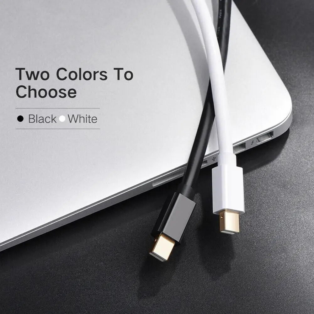 1 8 м Mini DP порт дисплея Thunderbolt 2 к HDMI-совместимый кабель Pro адаптер с золотым