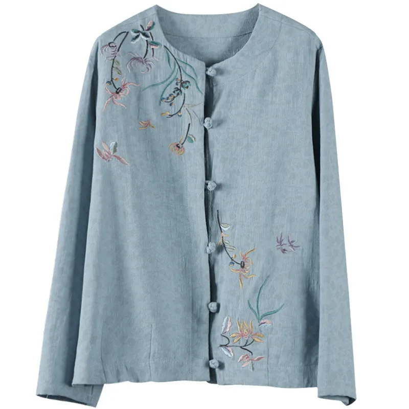 Женские винтажные Топы Max LuLu повседневные свободные блузки с цветочной вышивкой