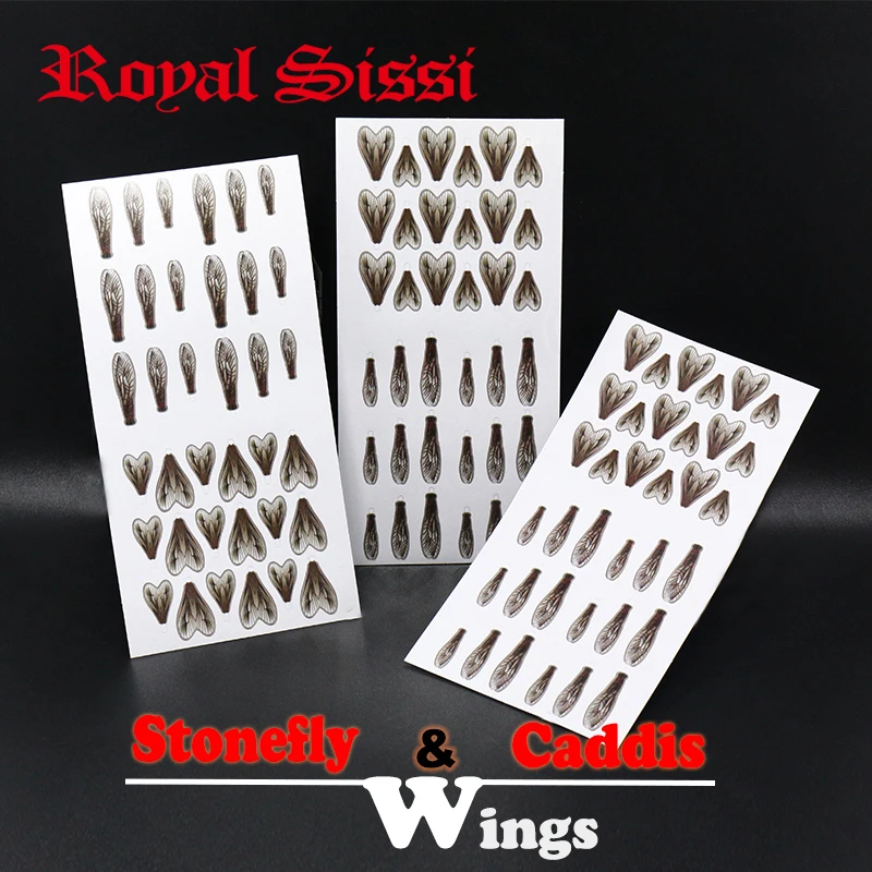 Набор королевских ssi 108 шт. Супер реалистичные взрослые крылья мухи stonefly & caddis