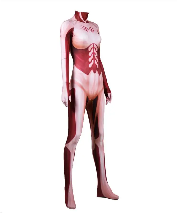 Attack On Titan Hero Bodybuilding Simulated Muscle Cosplay Costume Top Women Bodysuit  Power Suit Giant