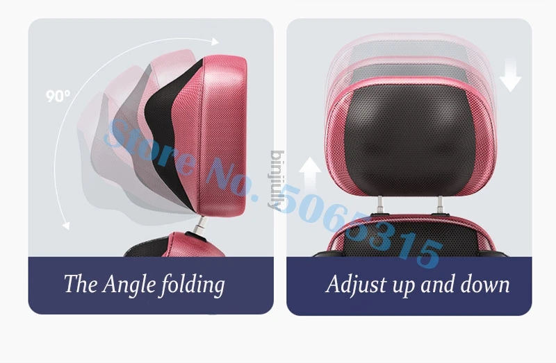 Электрическая Шейная подушка Массажер для позвоночника многофункциональная