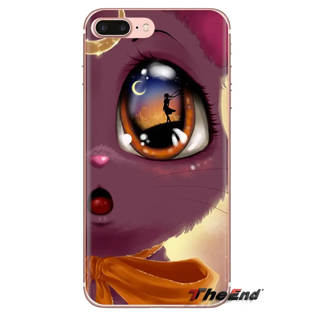 For Oneplus 3T 5T 6T Nokia 2 3 5 6 8 9 230 3310 2.1 3.1 5.1 7 Plus 2017 2018 Silicone Phone Cover Bag anime sailor moon lune cat |