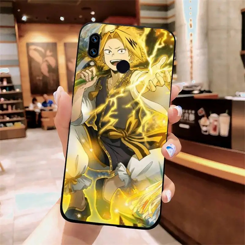 

My hero academia Denki Kaminari Phone Case For Xiaomi Redmi note 7 8 9 t k30 max3 9 s 10 pro lite
