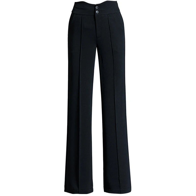 Spring wide-leg pants women's high waist 2020 new pants women's straight sense pants loose suit pants fall feeling female pants