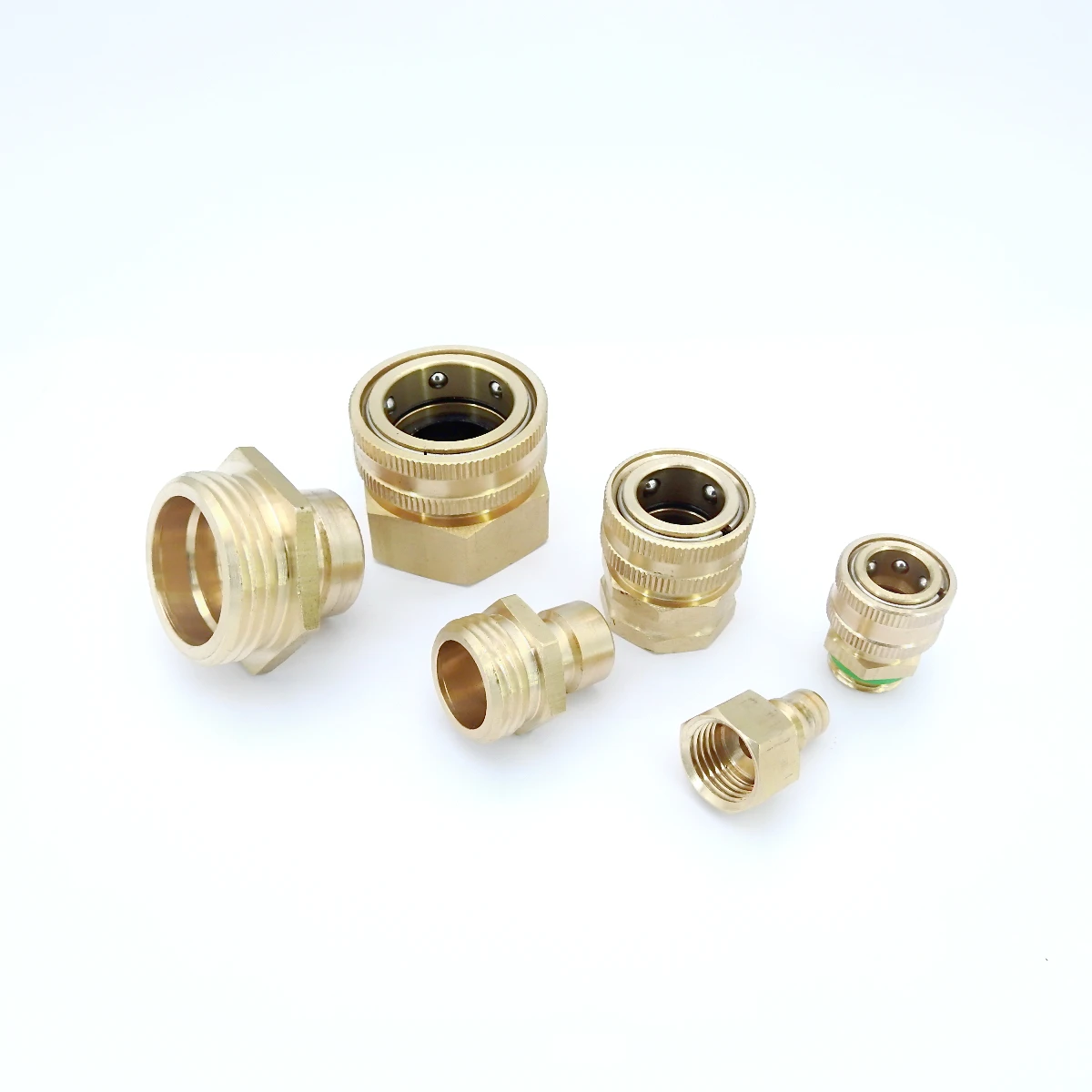 Быстроразъемный соединитель для сада 1/2 дюйма 3/4 1 дюйм медная резьба фитинги