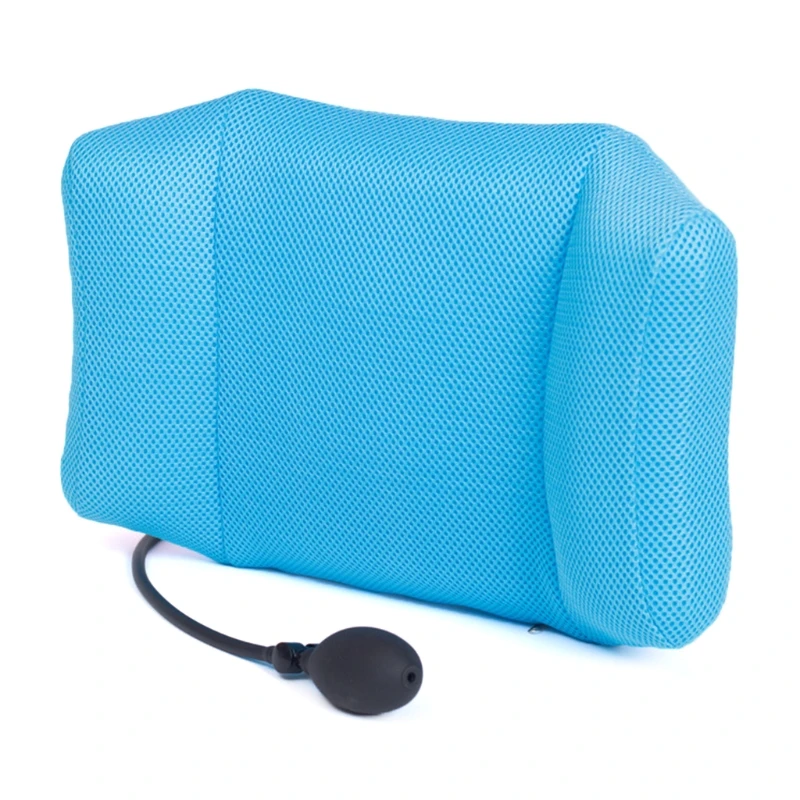 

Adjustable Lumbar Support Pillow Back Support Cushion with Inflatable Air Bag Applicable Office Chair/Car Relieve Back