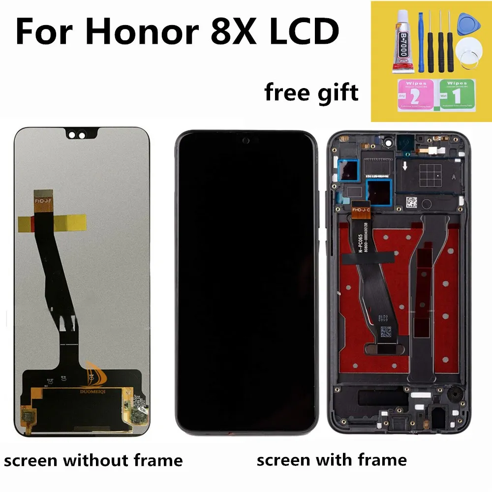 ЖК дисплей 6 5 дюйма для Huawei Honor 8X с дигитайзером сенсорного экрана запасные