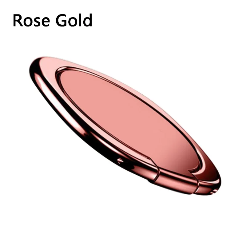 Rose Gold Горячая Роза-С Покрытием золотого цвета металлическое квадратное кольцо на палец держатель для мобильного телефона держатель гнезда магнитный автомобильный кронштейн Подставка аксессуары - Цвет: Rose Gold