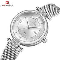 2021the new naviforce top brand women watches lady diamond sliver quartz wrist watch female luxury fashion elegant quartz watch