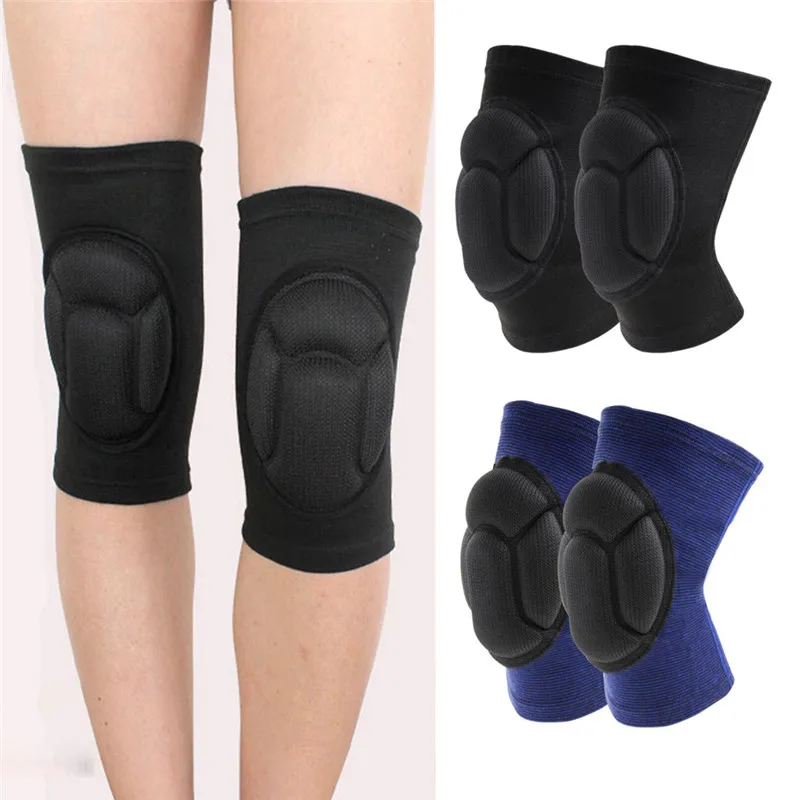 

1 Pair Sponge Football Volleyball Extreme Sports Knee Mat Brace Support Thickening Patella Guard Lap Protect Knee Protector W1