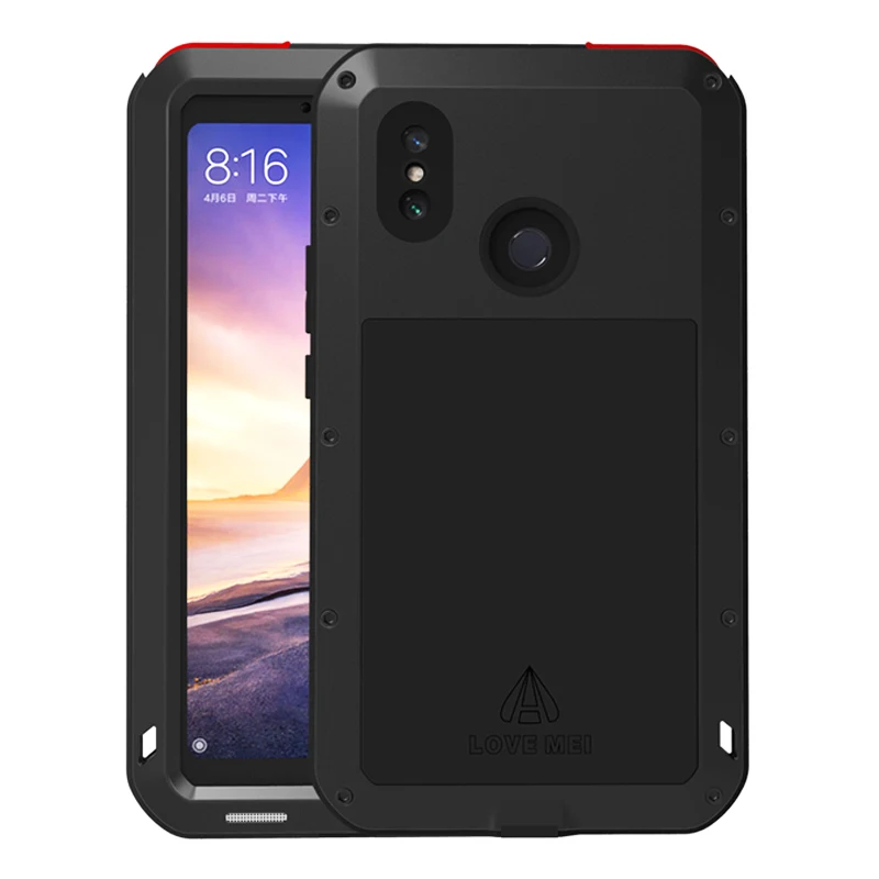 Shockproof Aluminum Metal Case For Xiaomi Mi Max 3 2 Max3 Max2 Phone 360 Full Body Protective Outdoor Sport Shock Armor Cover On | Мобильные
