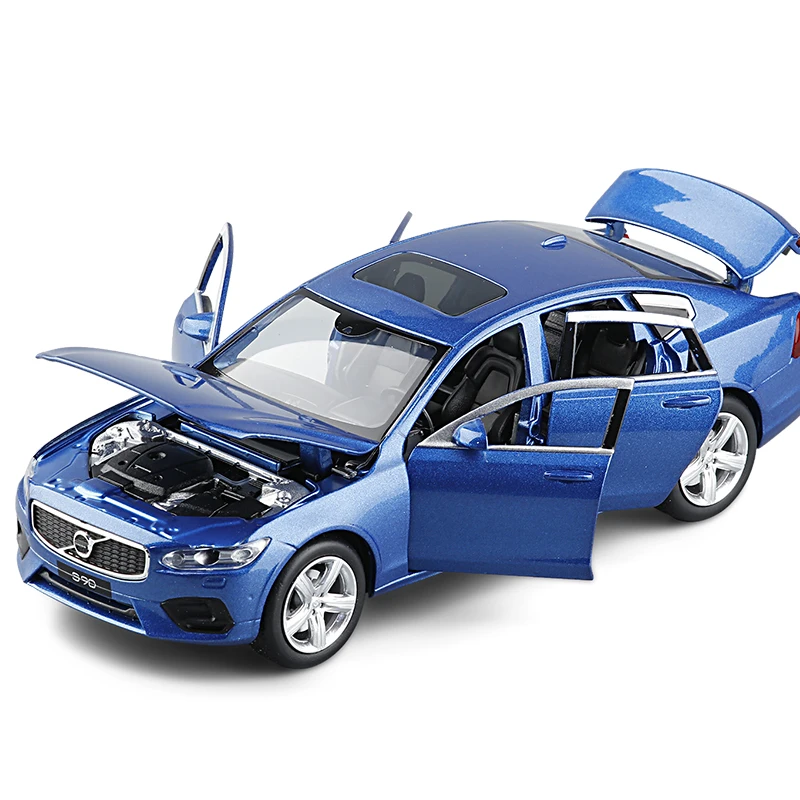 1:32 новинка S90 Металлический Игрушечный Автомобиль из сплава со звуковым