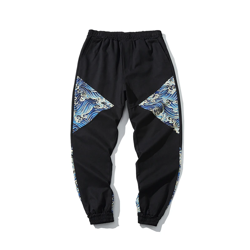 

Streetwear Men's Jogging Pants Chinese Style Tradition Printed Men's Pants Casual Hip Hop Men Elastic Sweatpants