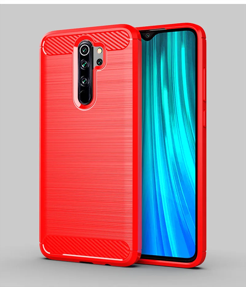 For Xiaomi Redmi 8A Cell Phone Cases Manufacturer Soft TPU Carbon Fiber Case for Note8 Pro Cover | Мобильные телефоны и