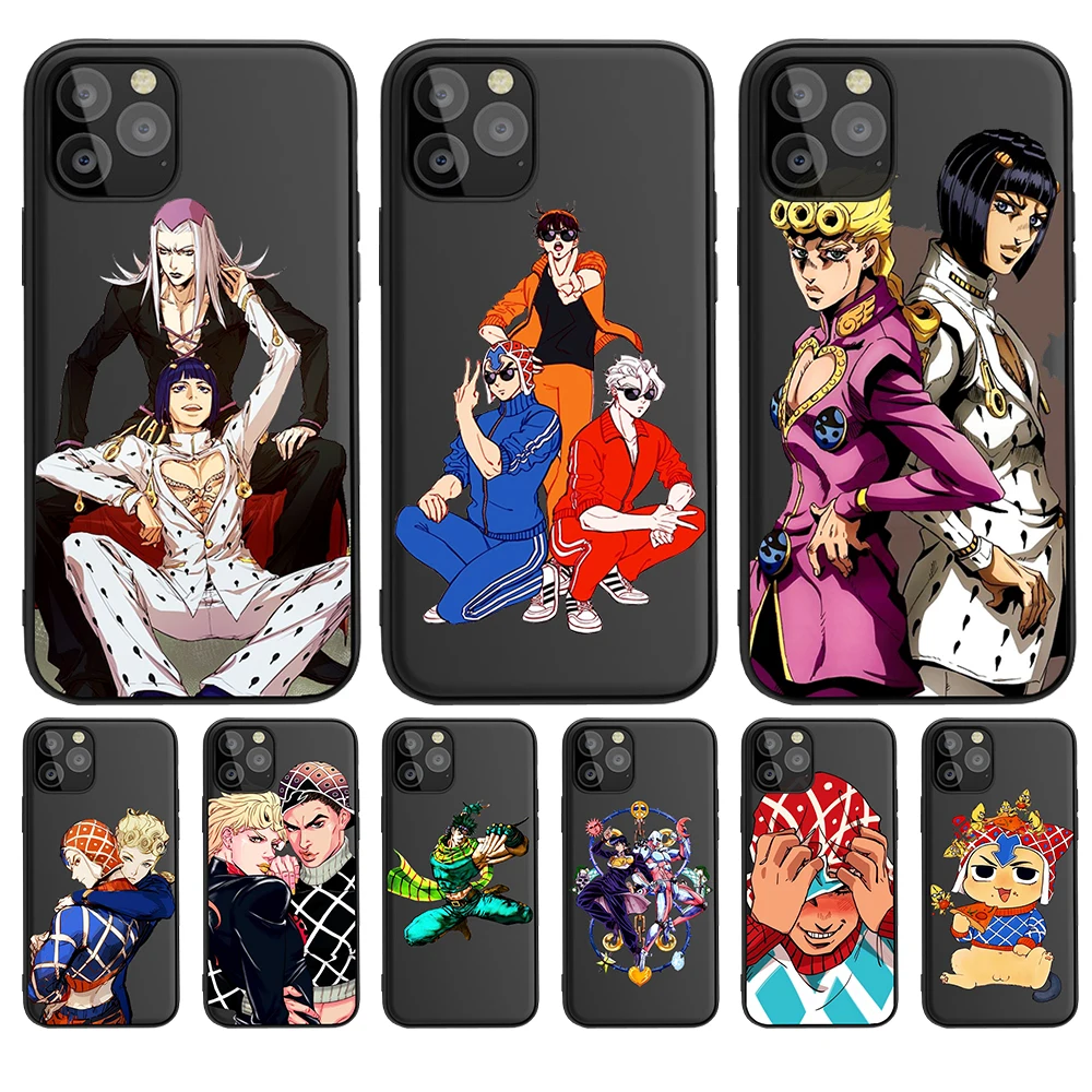 

JOJO 39 s Bizarre Anime Phone Case for iPhone 5 5S SE 6 6S 7 8 Plus X XS Max XR 11 Pro Max One Plus 5T 6T 7T Pro cover funda