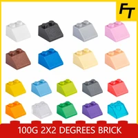 100g small particle 3039 slope 45degrees 2x2 brick diy building blocks compatible with creative gift moc castle toys