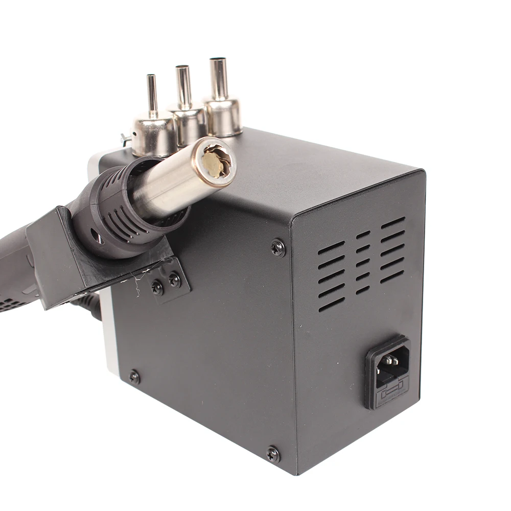 Паяльная станция 858D с цифровым светодиодным дисплеем и регулировкой температуры