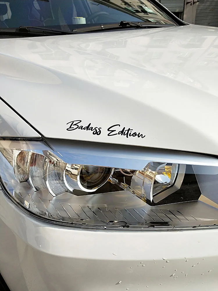 Забавная виниловая наклейка ZTTZDY 15 5 см * 2 9 в виде слова Badass Edition для автомобиля