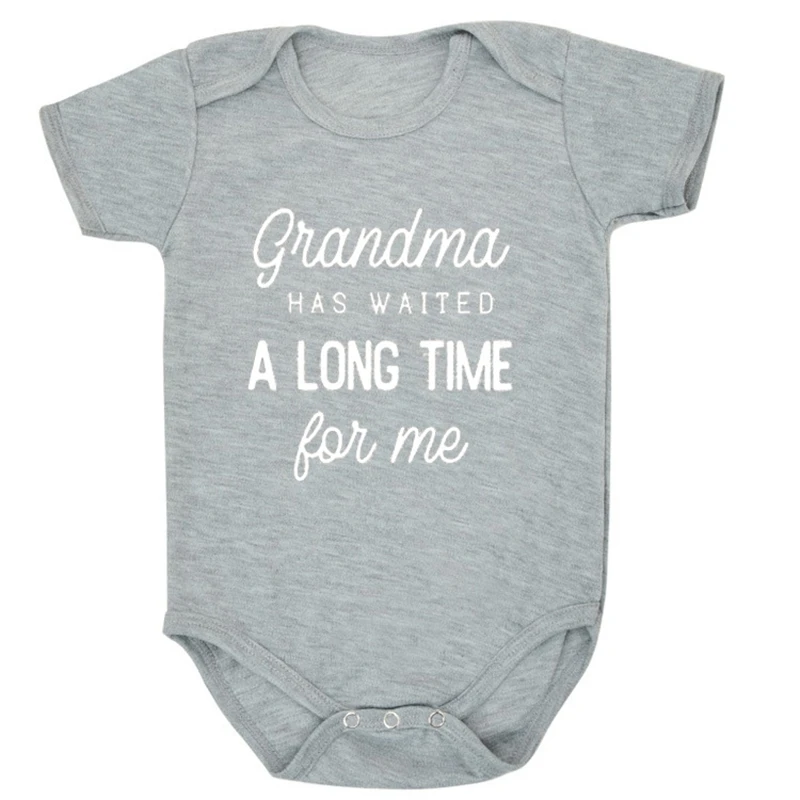 Одежда для новорожденных девочек и мальчиков боди Летний комбинезон с буквенным