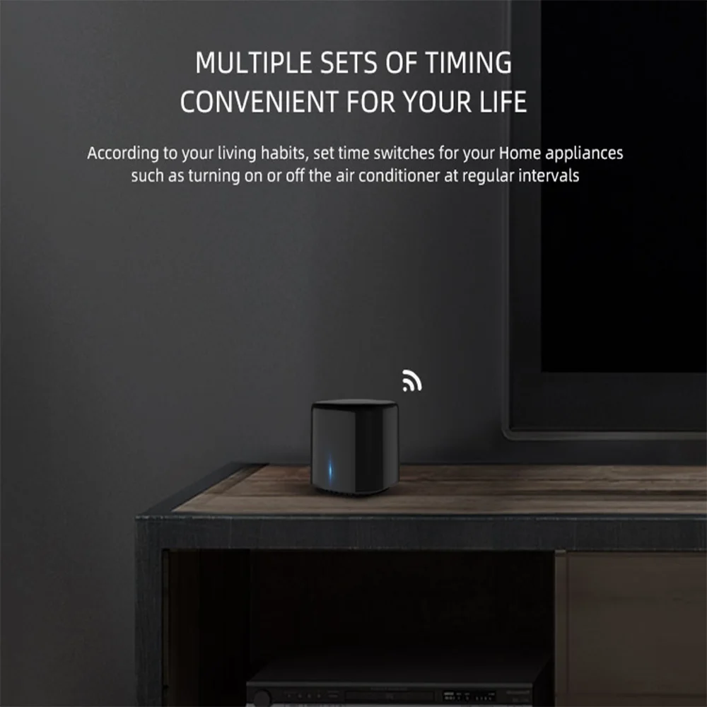 

2021 Broadlink RM4C Mini Smart Home WiFi IR Remote Controller Automation Module Switch Compatible Alexa Google Home