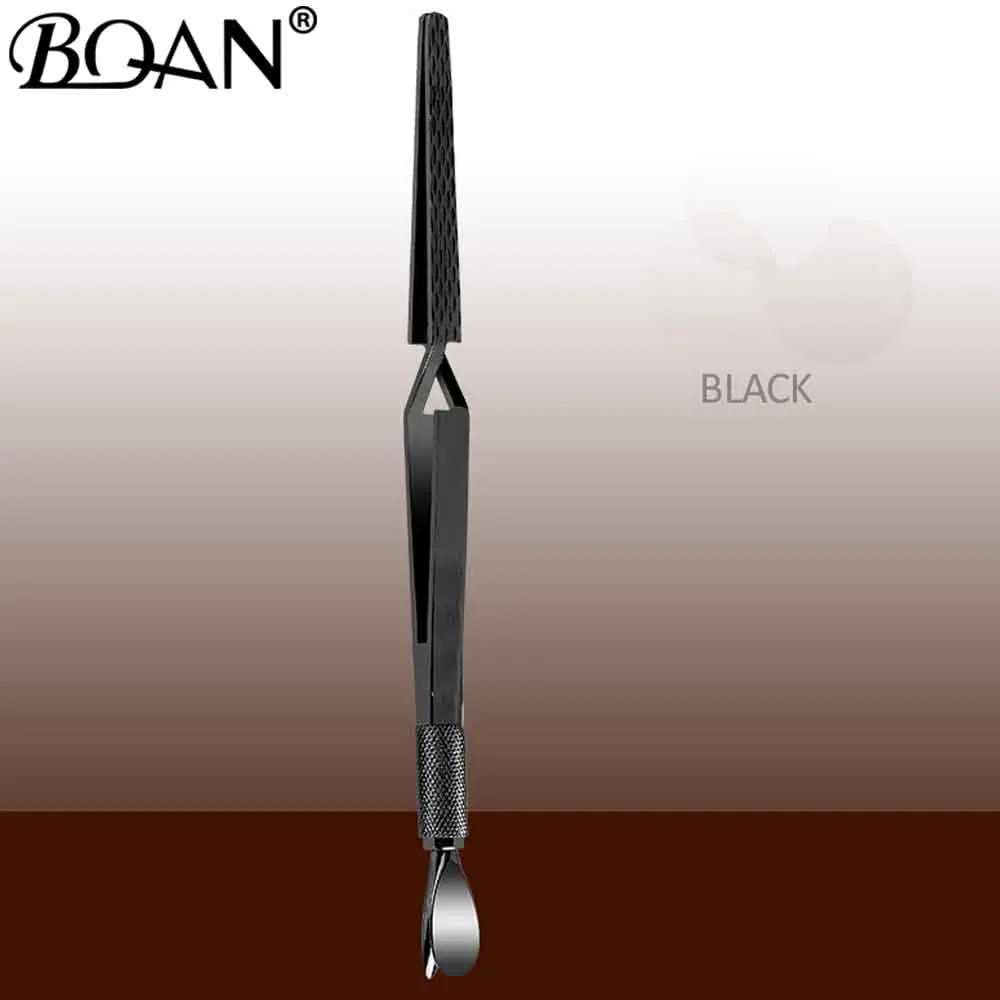 Black BQAN 1 шт. Хамелеон двухсторонний мертвый триммер для кожи вилка кутикулы средство для снятия маникюра, педикюра Инструменты для ногтей - Color: Black