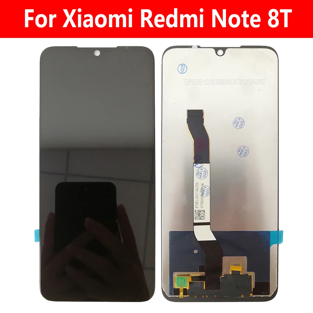Redmi Note 8T ЖК-дисплей с рамкой для Xiaomi дисплей M1908C3XG сенсорная панель дигитайзер в