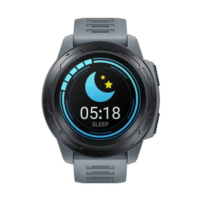 

VIBE 5 PRO 1.3inch Full-round Touch Screen Heart Rate Monitor Sport Data Tracker Brightness Adjust Smart Watch