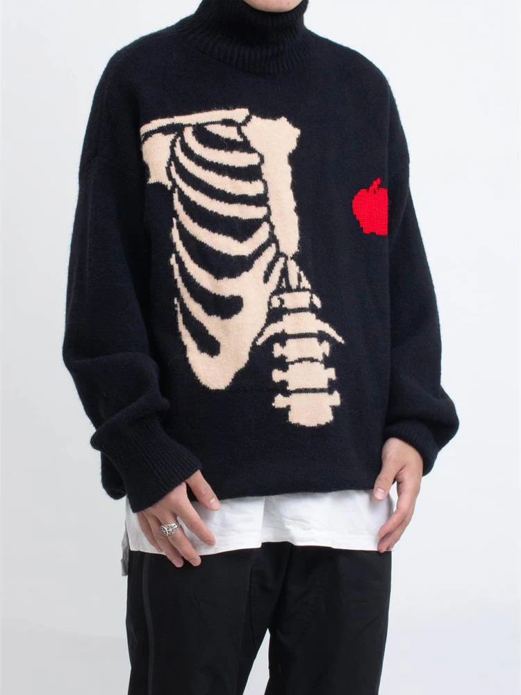 Свитер Женский вязаный в стиле Харадзюку винтажный пуловер унисекс свободный