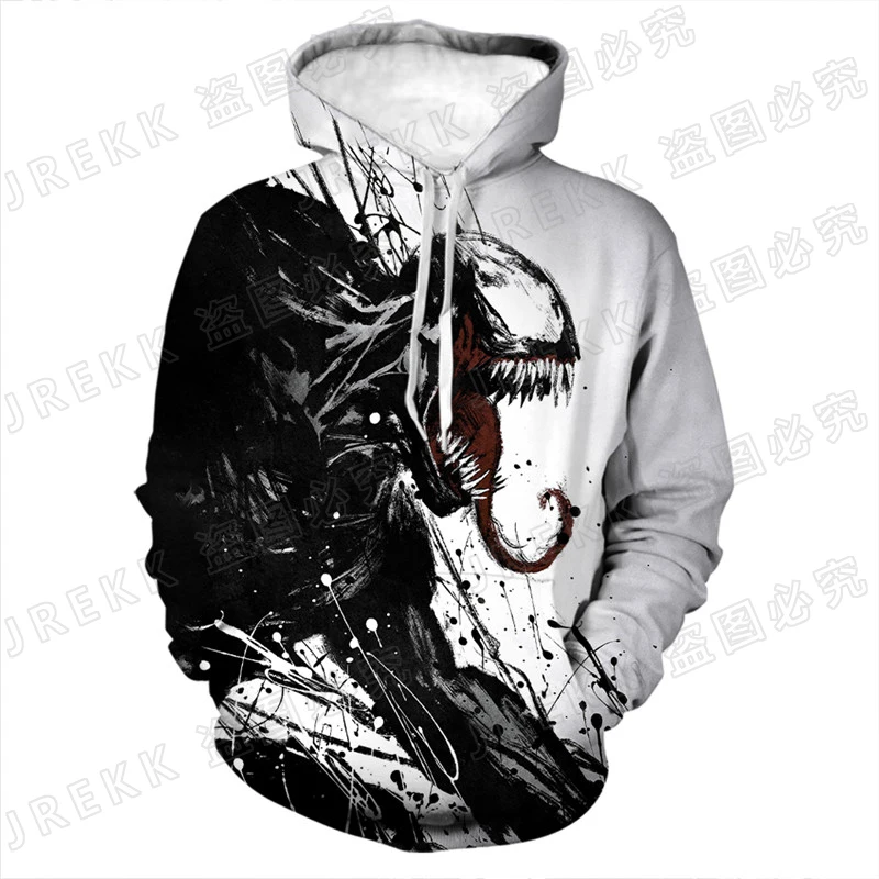 Толстовка Venom для мужчин и женщин детский пуловер с 3D принтом свитшоты мальчиков