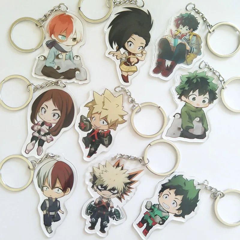 Акриловый брелок для ключей с аниме Моя геройская Академия|Брелоки| |