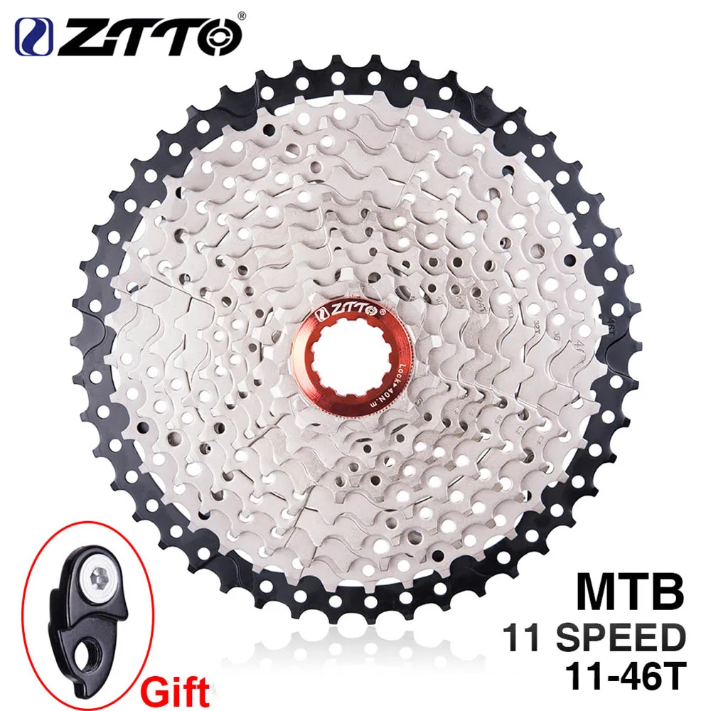 ZTTO MTB 11 скоростная велосипедная кассета 46T s HG Freewheel Запчасти для горного