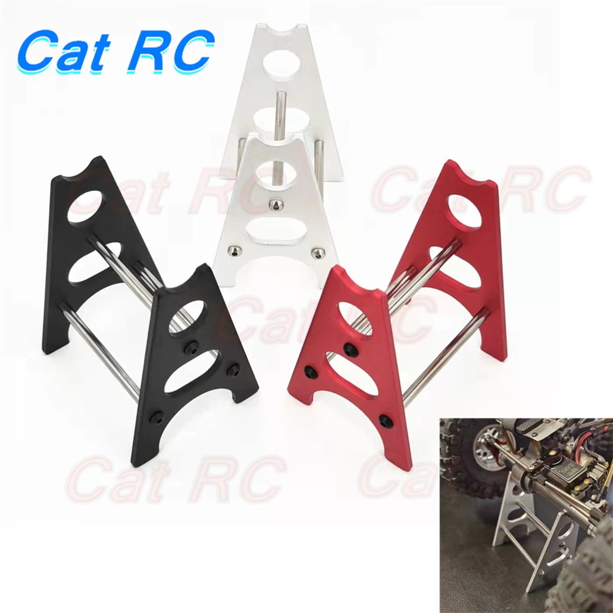 Металлическая подставка для радиоуправляемого автомобиля Axial SCX10 Traxxas TRX4 Tamiya CC01