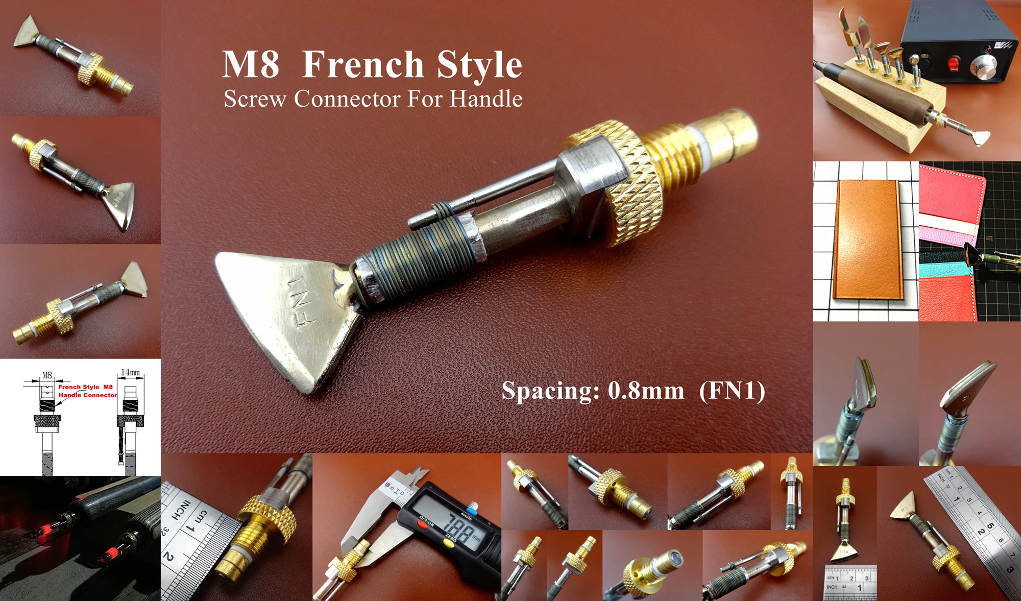 6 видов S FN серия кожевенное ремесло электрическая машина для резки окантовки и