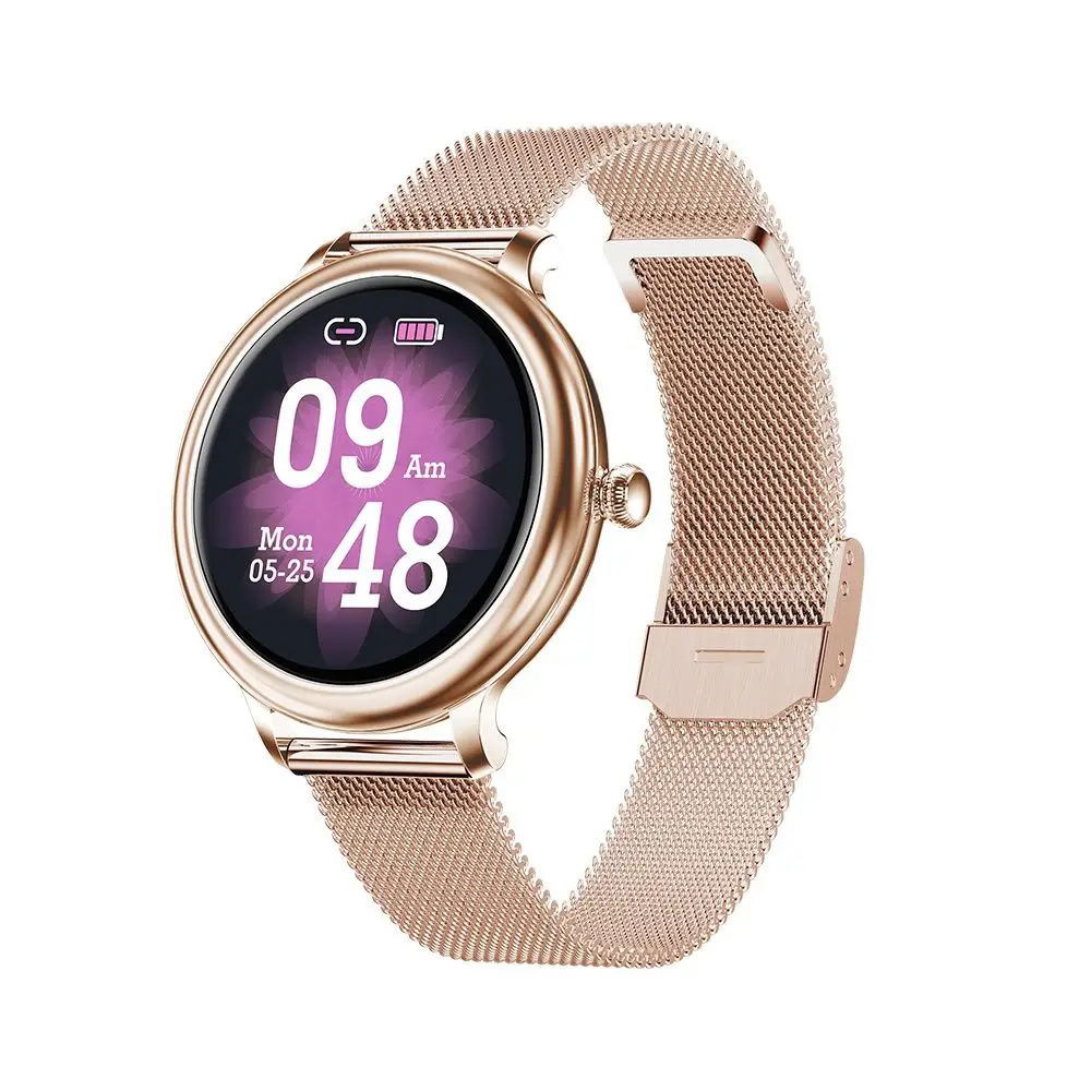 

NY13 Smart Watch Women, Heart Rate Blood Pressure Physiological Monitor IP68 Waterproof 2.5D LCD Screen SmartWatch NY12 Plus