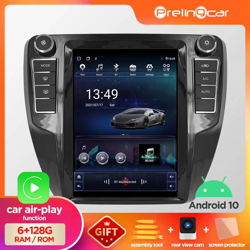 Автомобильный радиоплеер Android 10 для Volkswagen VW Sagitar Jetta мультимедийный видео