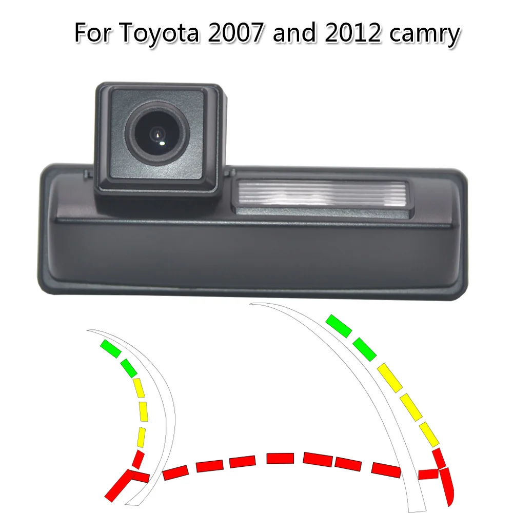 Dynamic trajectory waterproof full hd camera for Toyota camry 2007 2012
