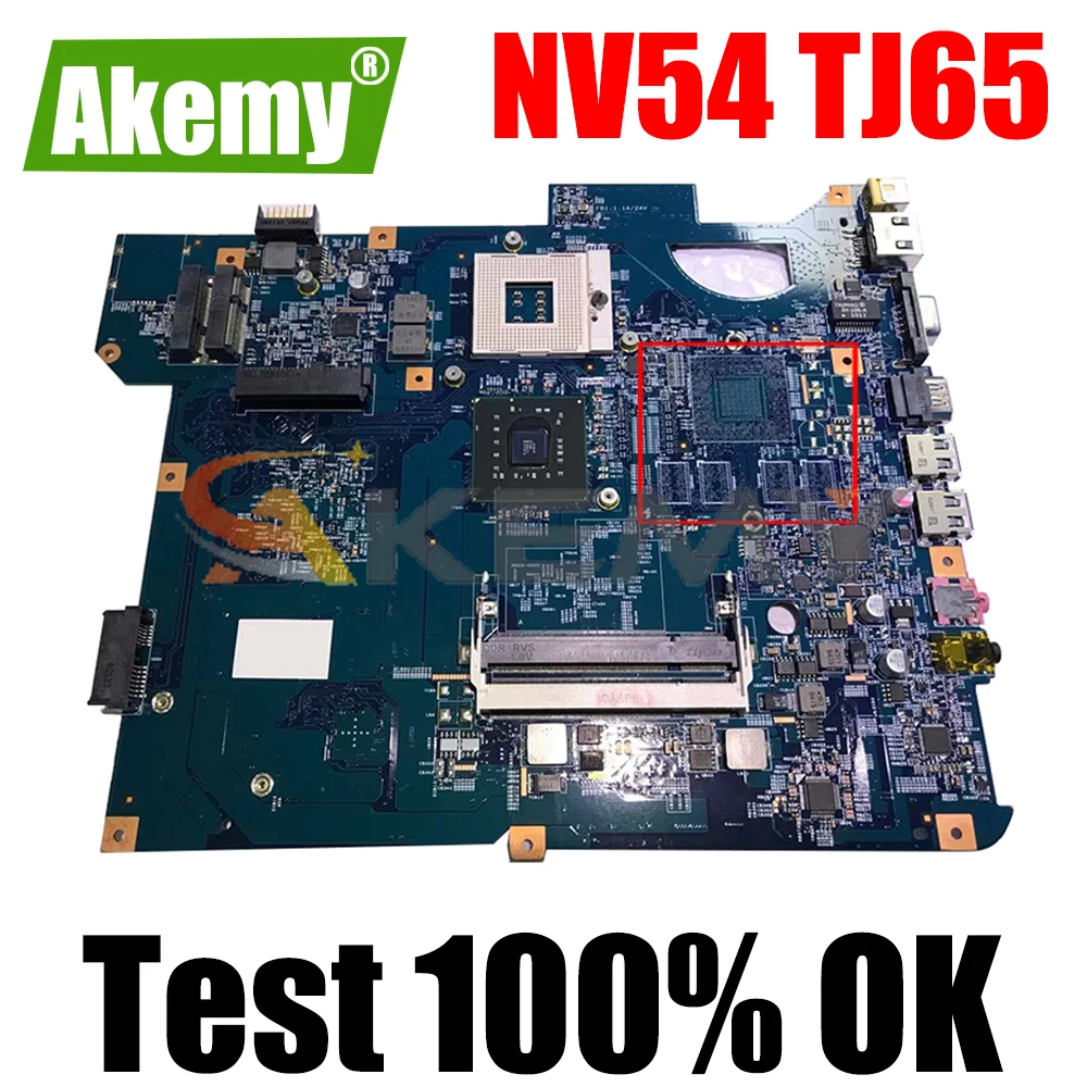 

AKEMY MBWDG01001 MB.WDG01.001 MBWDD01001 For Gateway NV54 TJ65 laptop motherboard 48.4BU01.01N 554BU01031G DDR2
