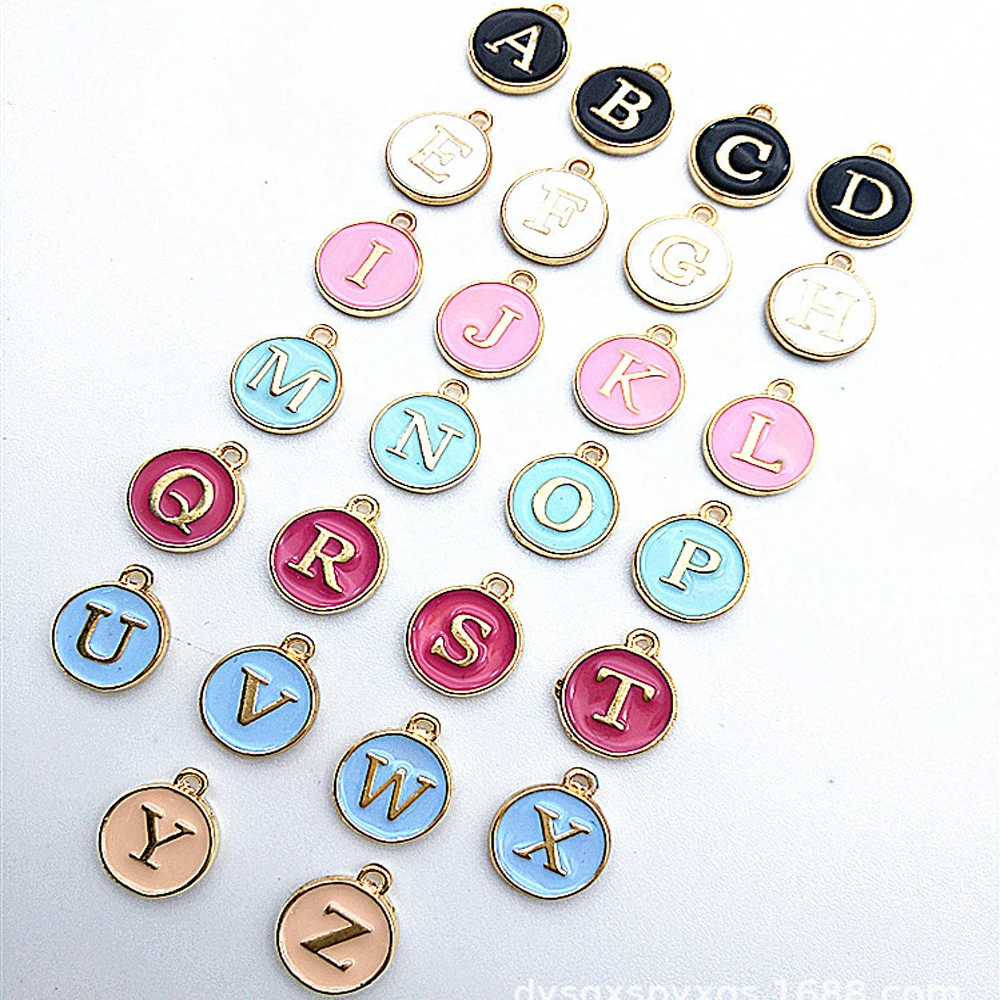 26 шт./компл. двухсторонние буквы амулеты модные DIY ремесло ручной работы бисерный