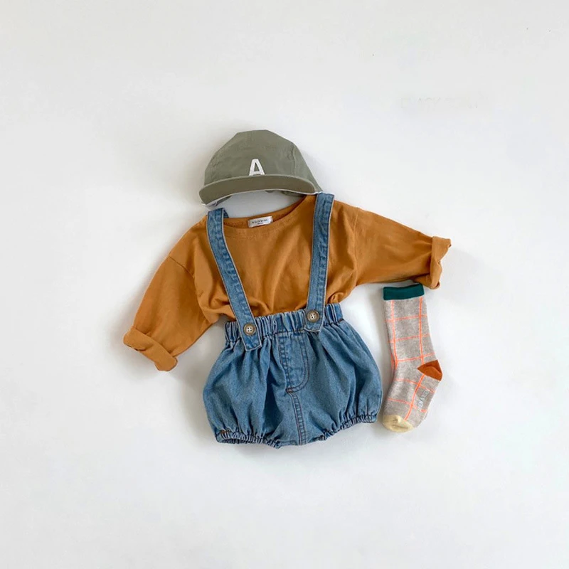 Koodykids осень 2020 комплект одежды для маленьких девочек и мальчиков рубашка Топ с