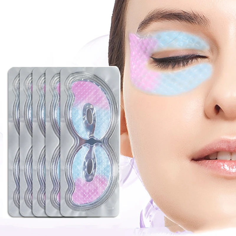 

8-3Pair Collagen Crystal Eye Mask Under Eye Patches Hydrogel Moisturizing Gel Pad Anti Dark Circle Puffiness Skin Care Eye Masks
