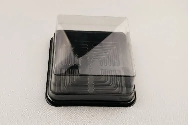 100 шт. 50 прозрачная упаковочная бумажная коробка для Мусса с ручкой конфет