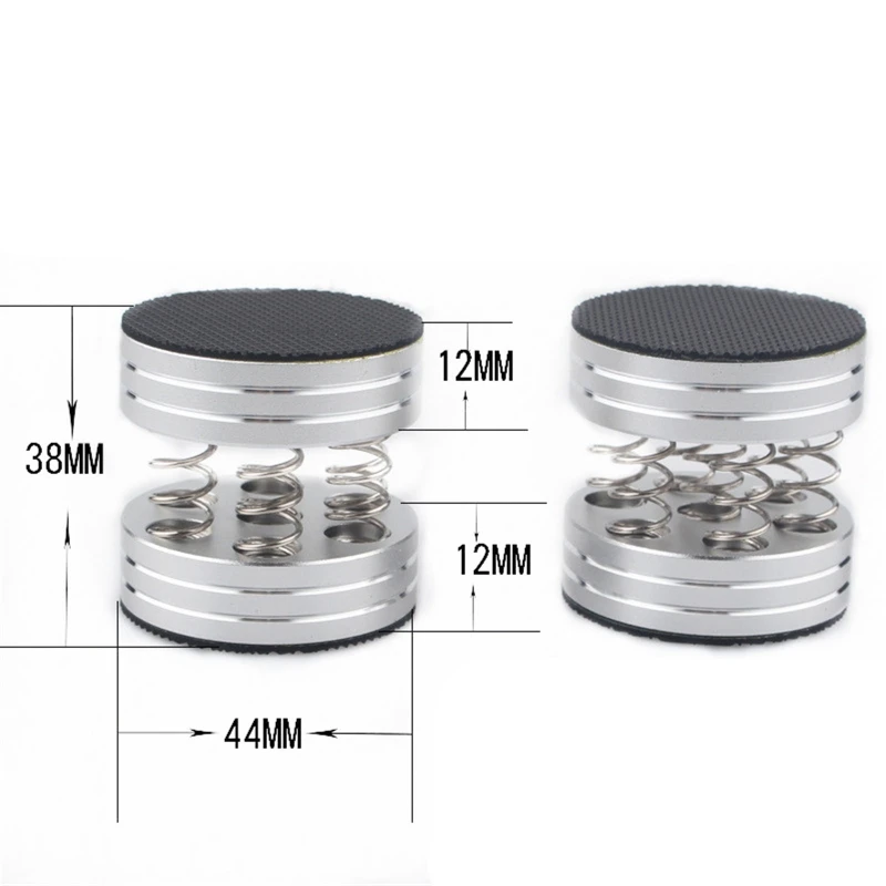 

4Pcs shock spikes spring damping pad HIFI Stand Feet speaker spike Audiophile CD- amplifier foot pad Drop Shipping