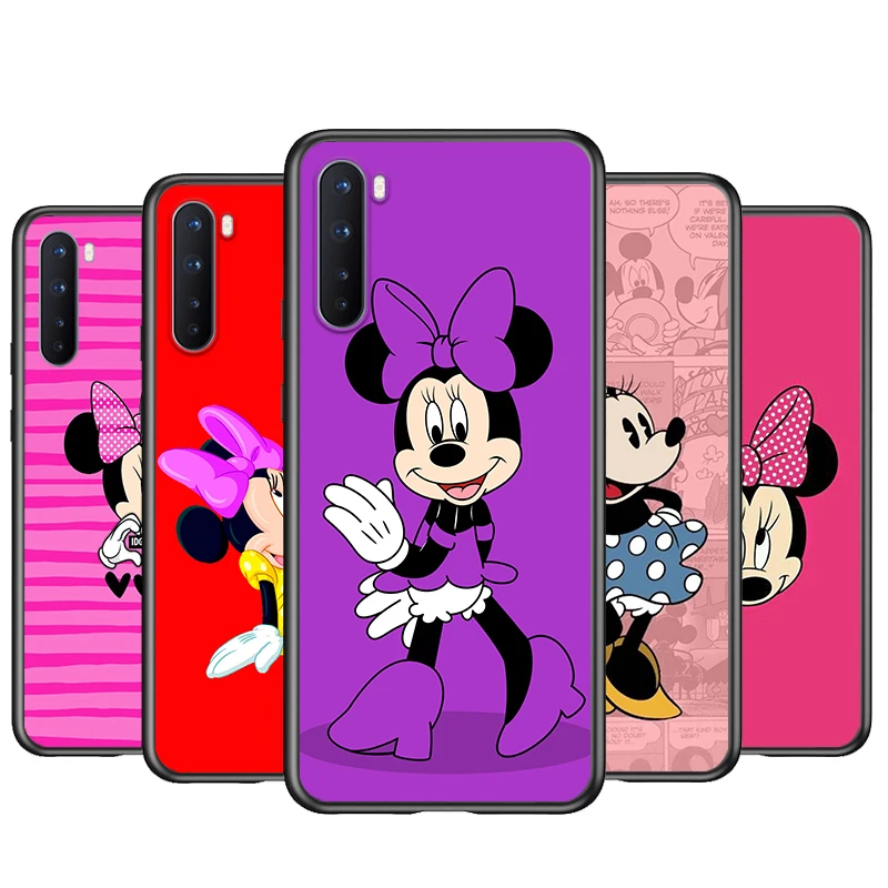 

Soft TPU Hot Mickey Mouse Disney Silicone Cover For OnePlus Nord CE 2 N100 N10 9 9R 8T 8 7T 7 6T 6 5T Pro Black Phone Case