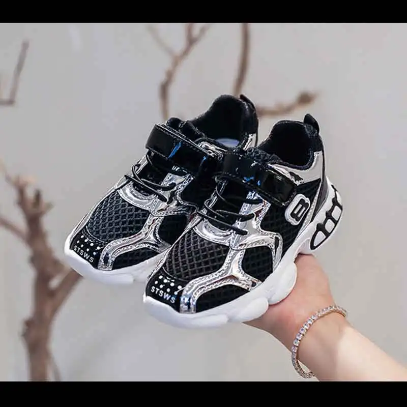 Повседневная обувь для мальчиков и девочек Дышащая детская бега Студенческая