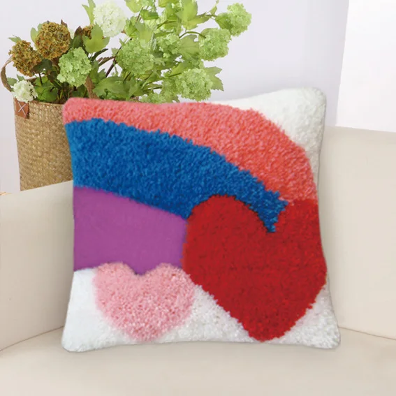 Счастливый вышивка декоративно-прикладного искусства и ремесел Радуга защёлки